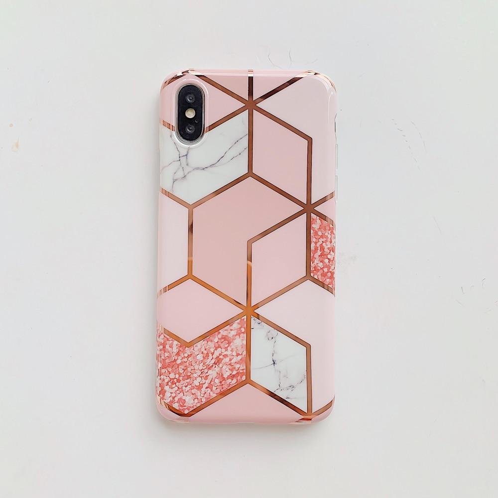 Geometric Marble iPhone Case