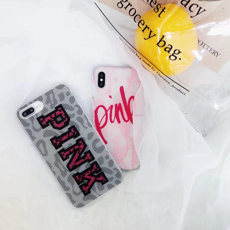 PINK Lace Letter iPhone Case