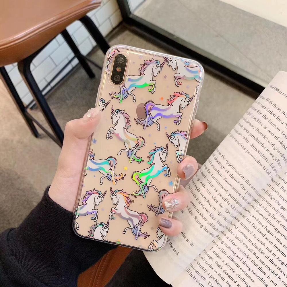 Laser Unicorn iPhone Case