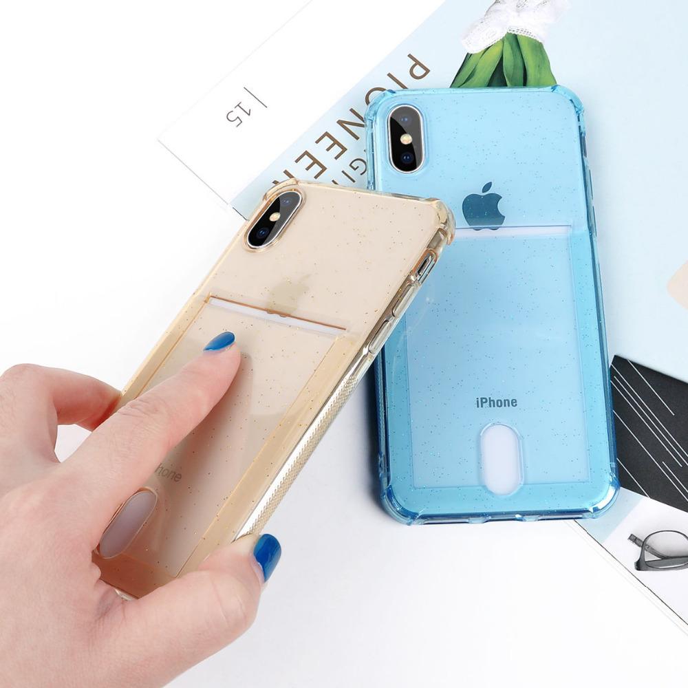 Card Holder Anti-Knock iPhone Case