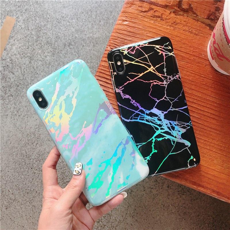 Laser Marble iPhone Case