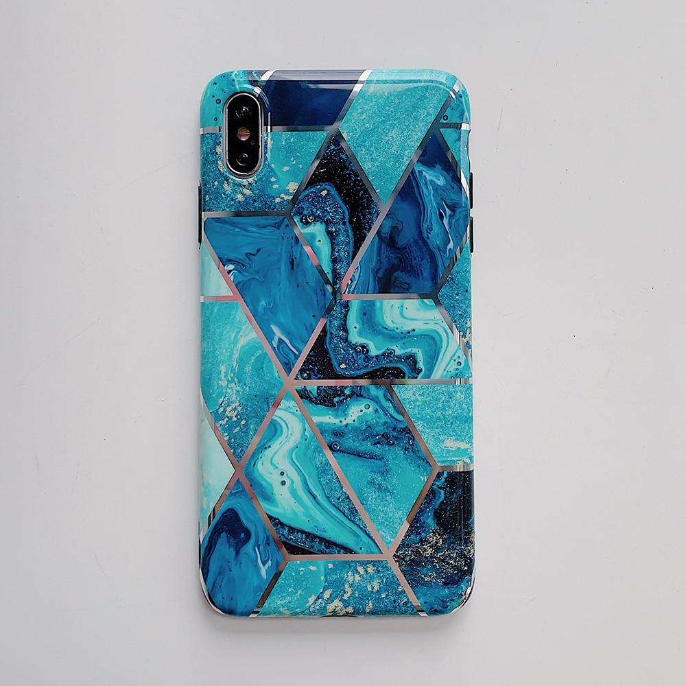 Geometric Marble iPhone Case