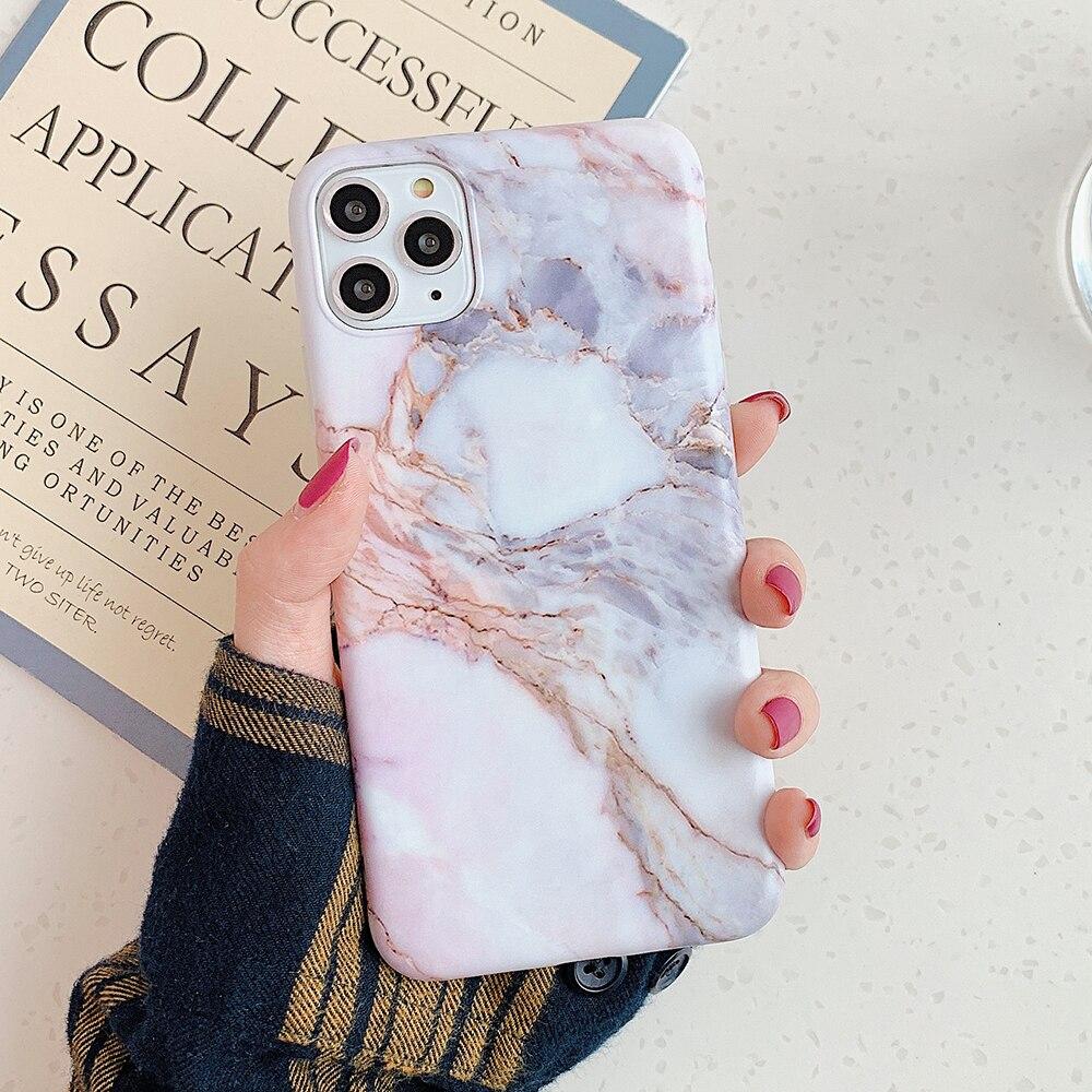 Violet Marble iPhone Case