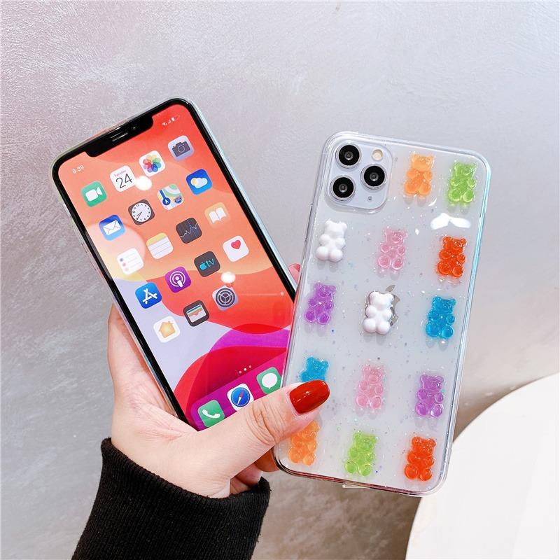 3D Jelly Bear iPhone Case