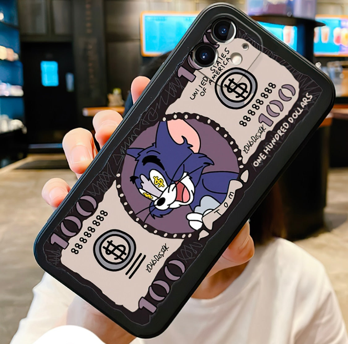 Tom and Jerry Dollar iPhone Case