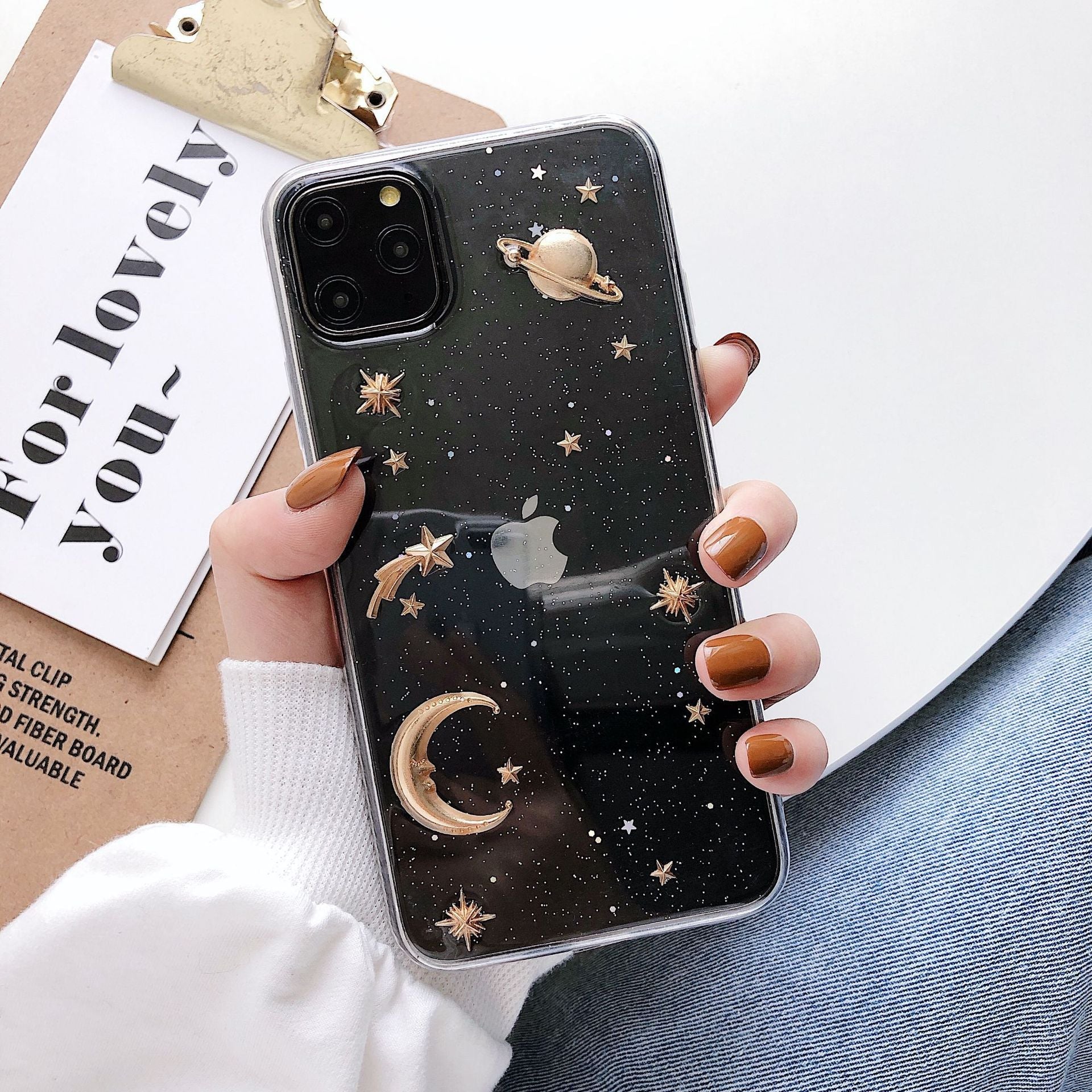 3D Planet Space iPhone Case