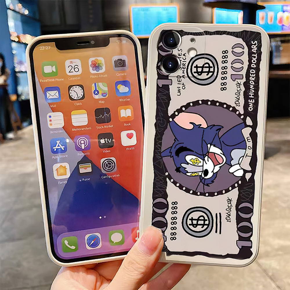 Tom and Jerry Dollar iPhone Case