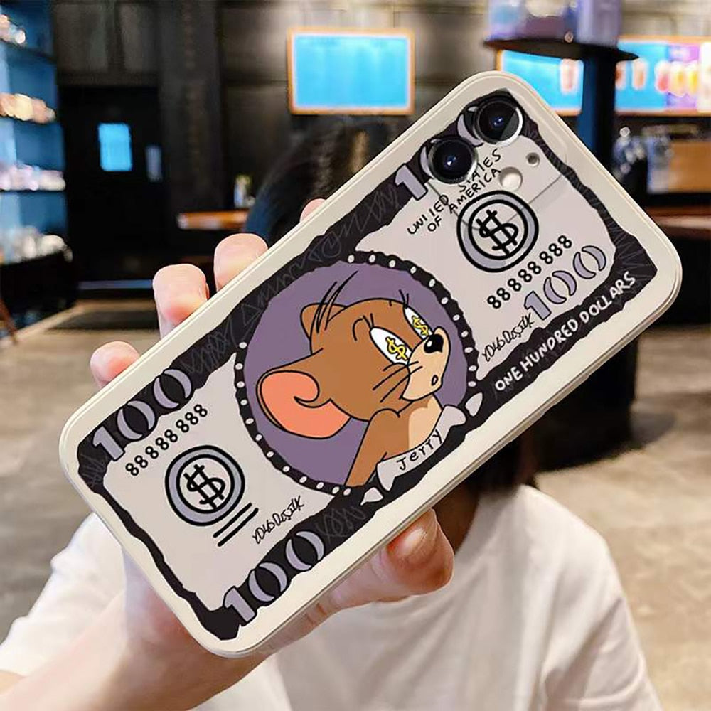 Tom and Jerry Dollar iPhone Case Mermaid Case Tom and Jerry Dollar iPhone Case Mermaid Case