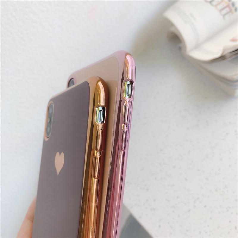 Luxury Heart Glossy iPhone Case