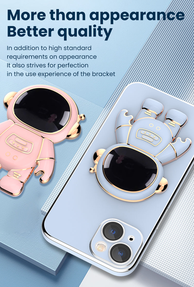 Astronaut Stand Holder iPhone Case