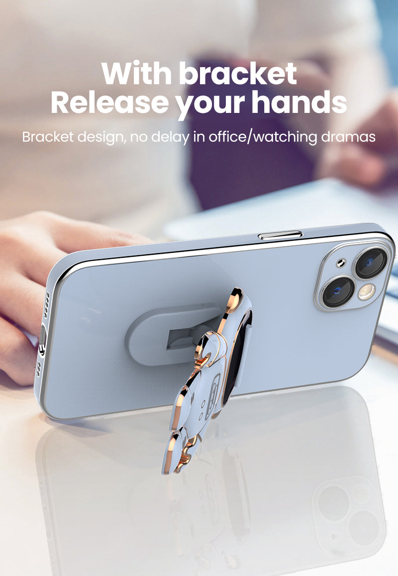 Astronaut Stand Holder iPhone Case