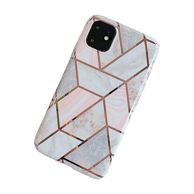 Geometric Marble iPhone Case