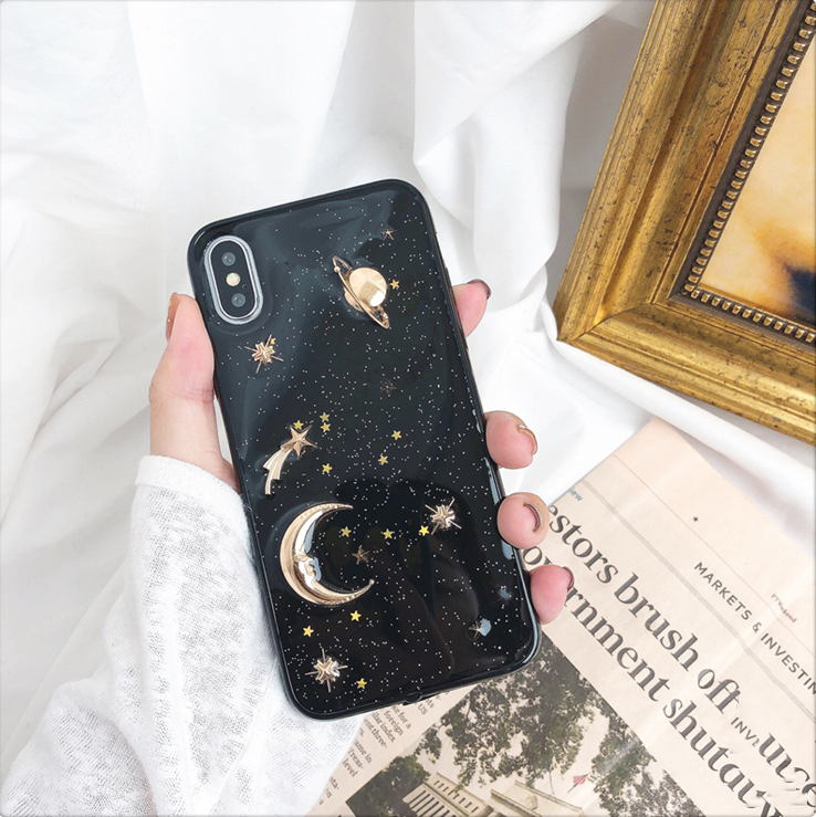 3D Planet Space iPhone Case