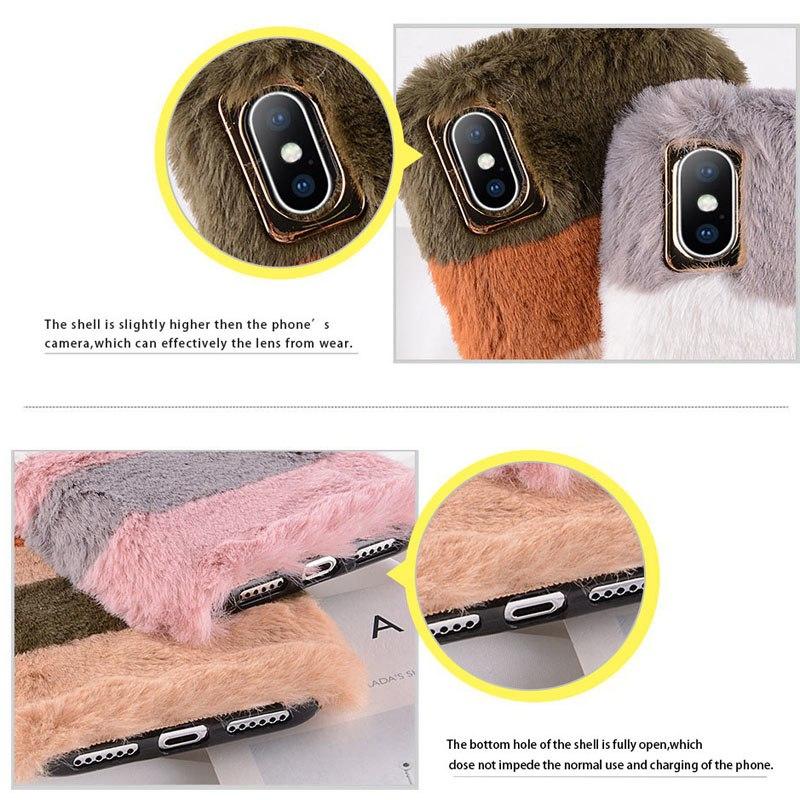Plush Rabbit Fur iPhone Case
