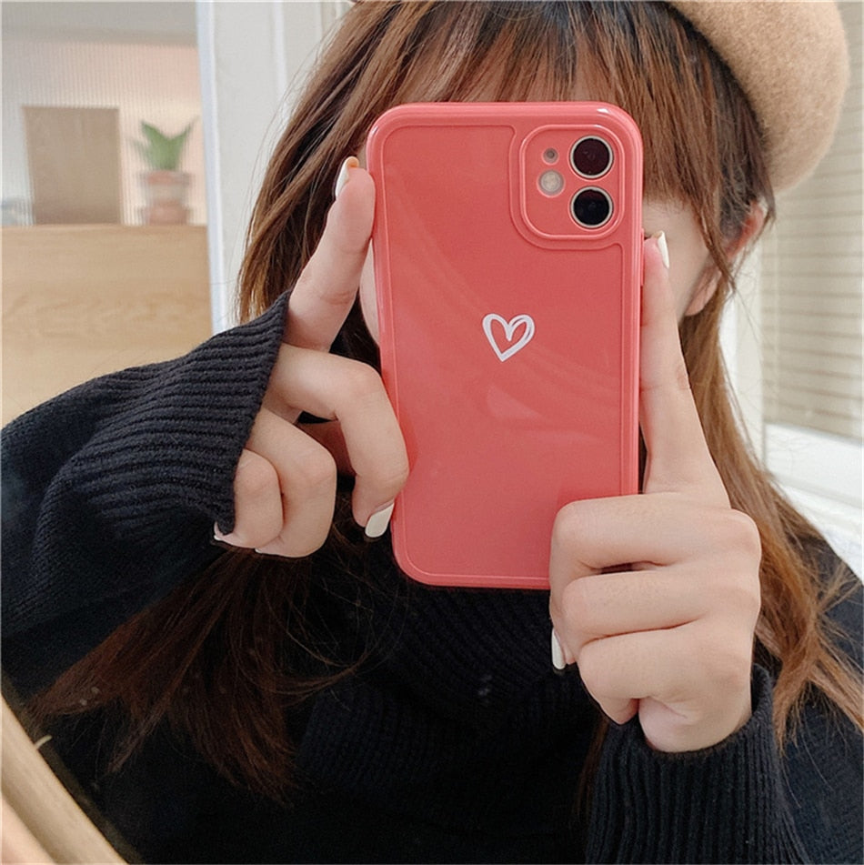 Heart Camera Protection iPhone Case