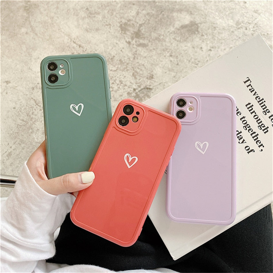 Heart Camera Protection iPhone Case