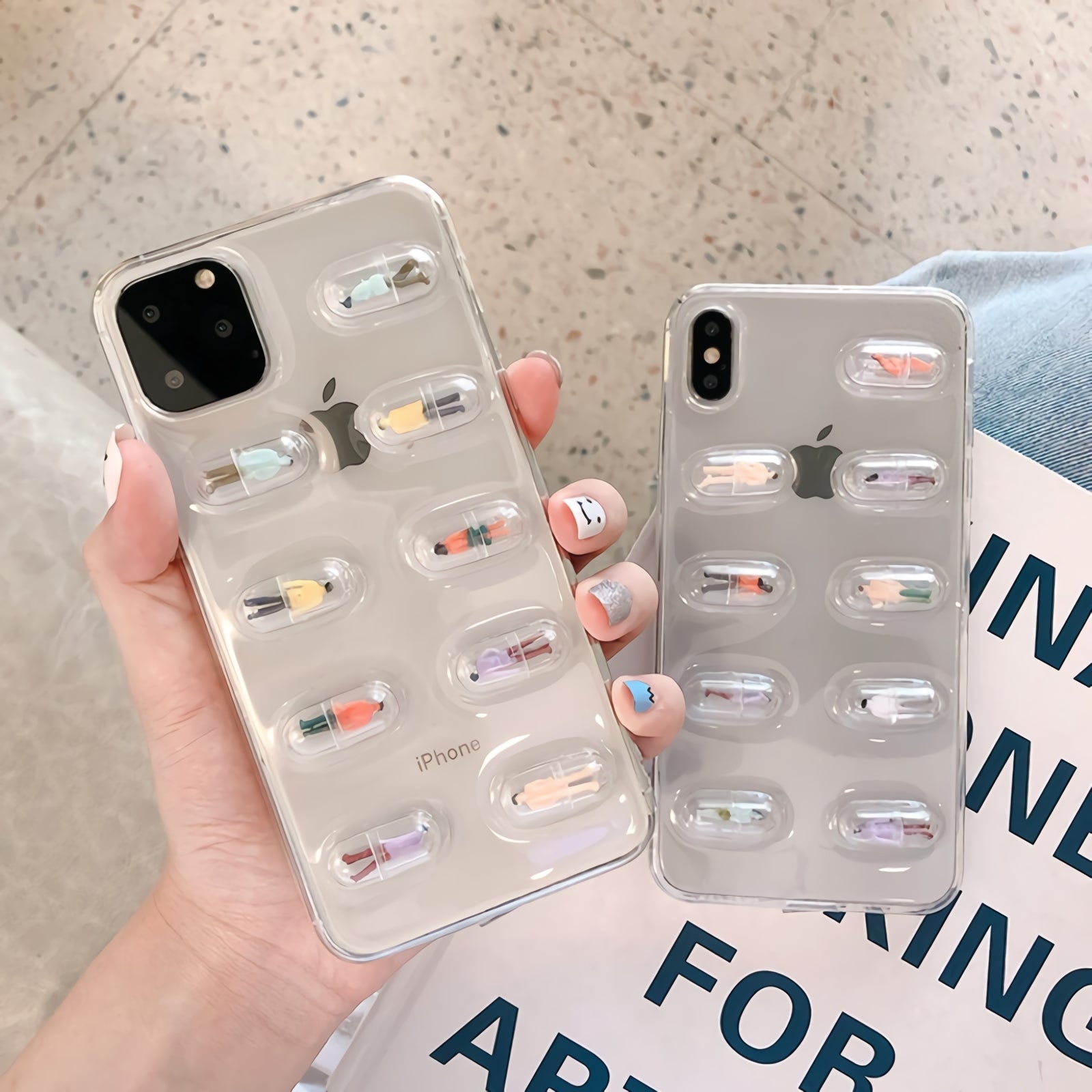 3D Pill Capsule iPhone Case