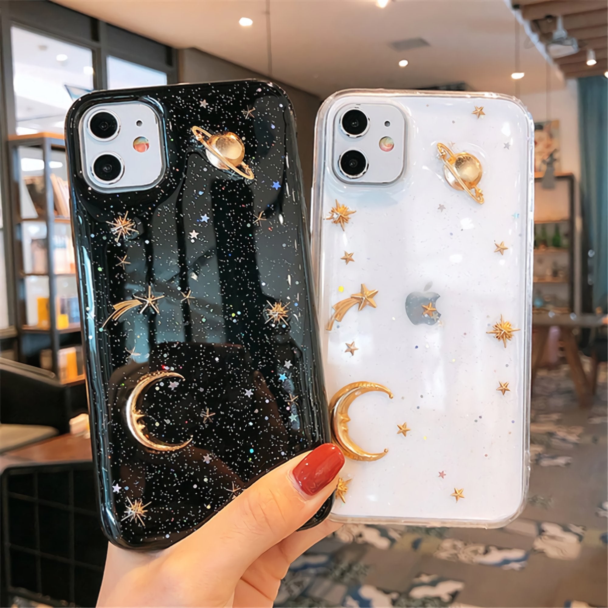 3D Planet Space iPhone Case