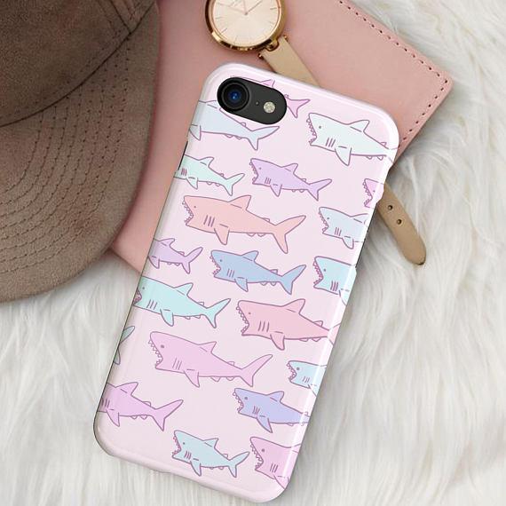 Pastel Shark iPhone Case