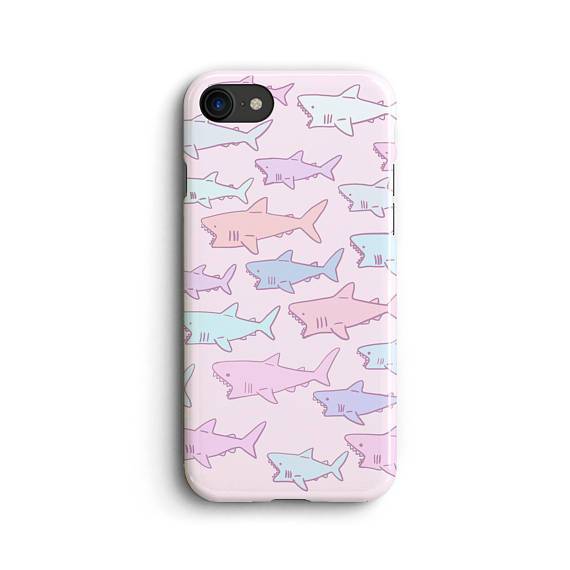 Pastel Shark iPhone Case