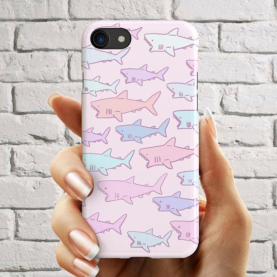 Pastel Shark iPhone Case