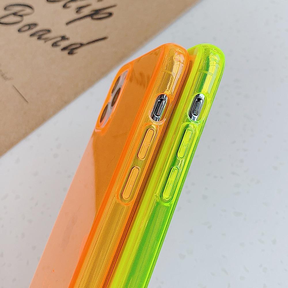 Neon Transparent iPhone Case