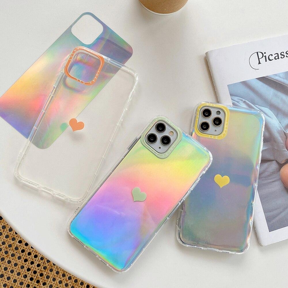 Rainbow Heart iPhone Case