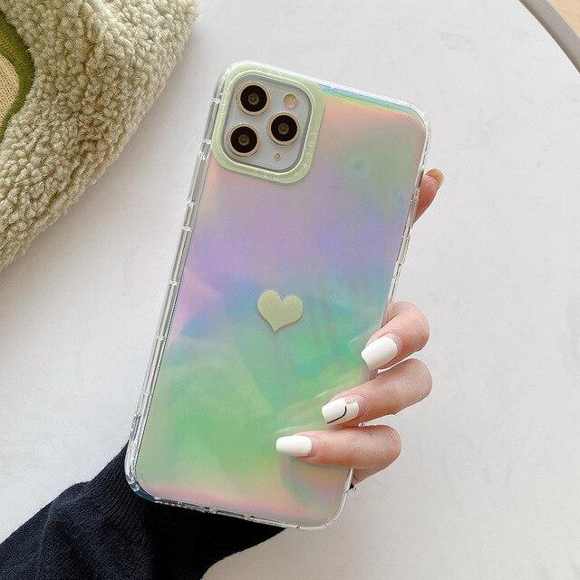 Rainbow Heart iPhone Case