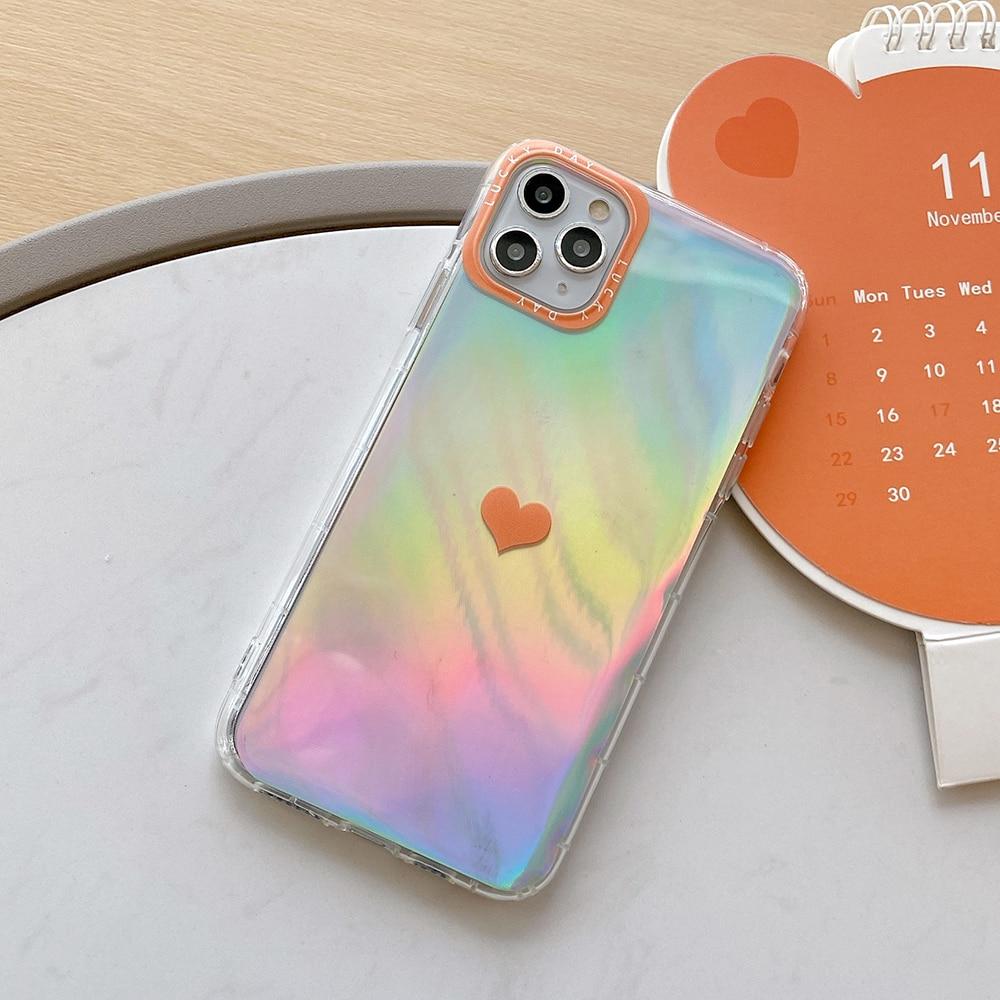 Rainbow Heart iPhone Case