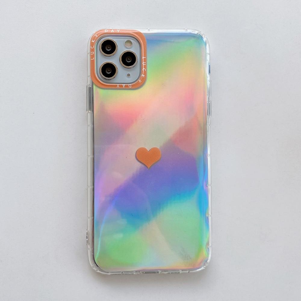 Rainbow Heart iPhone Case