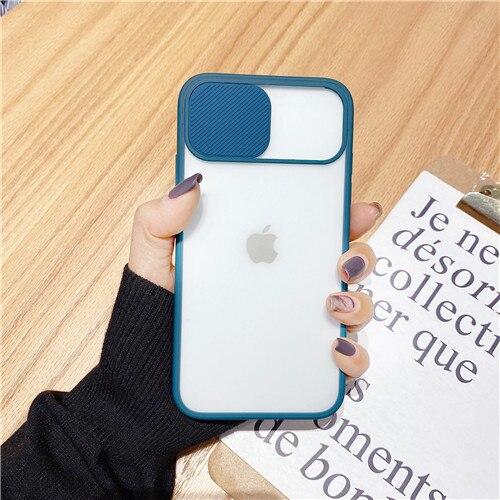 Transparent Camera Shield Shockproof iPhone Case