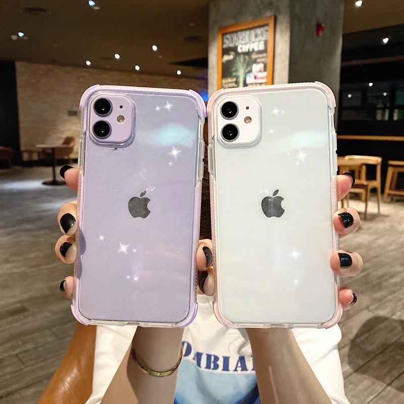 Glitter Shockproof Transparent iPhone Case – Mermaid Case