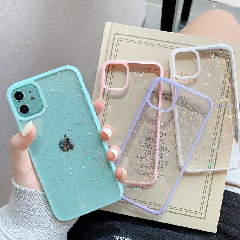 Candy Color Glitter iPhone Case