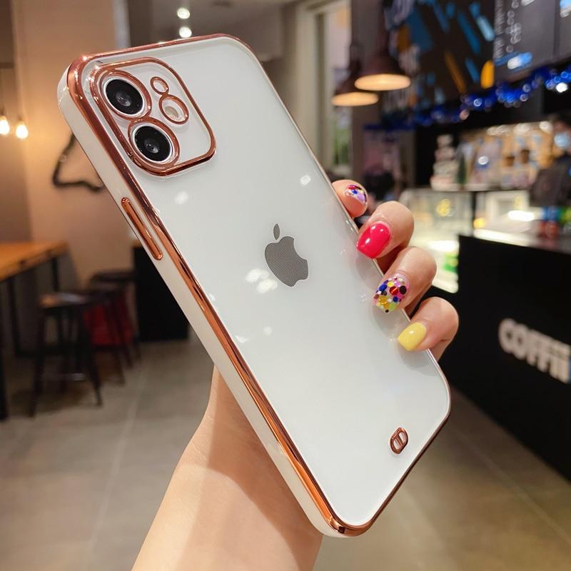 Gold Plating Camera Protector iPhone Case