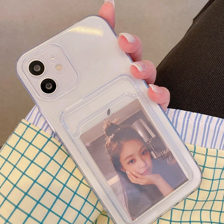 Card Wallet Transparent iPhone Case