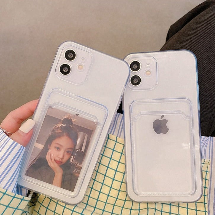 Card Wallet Transparent iPhone Case