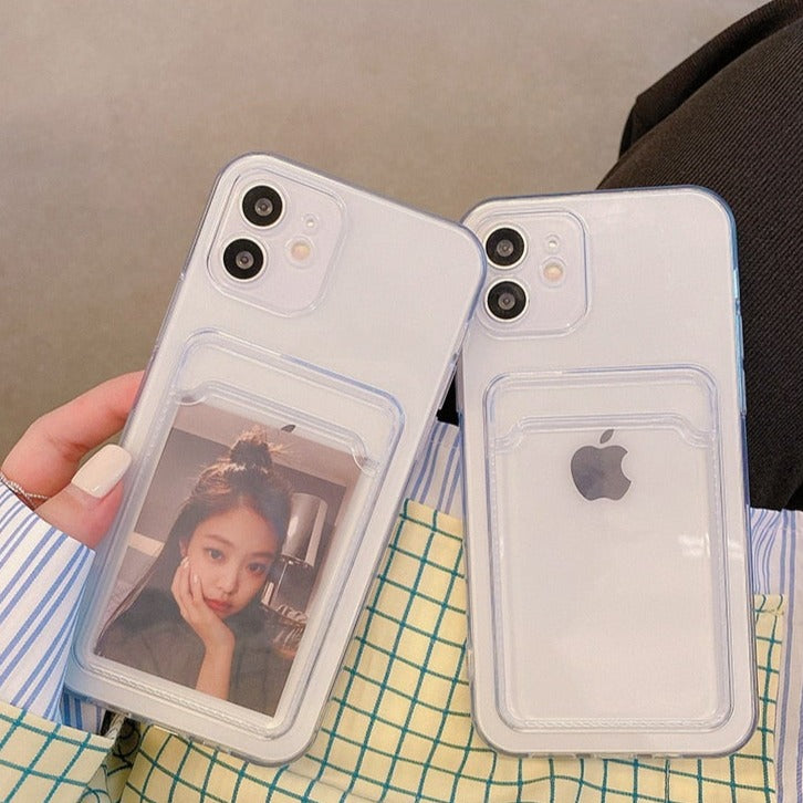 Card Wallet Transparent iPhone Case
