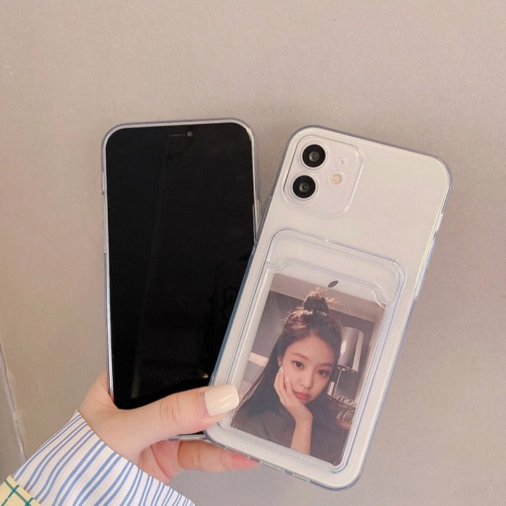 Card Wallet Transparent iPhone Case