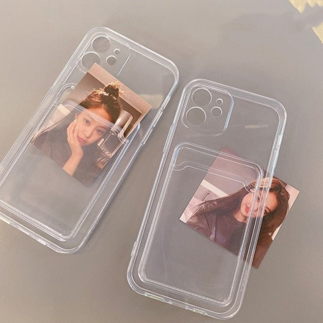 Card Wallet Transparent iPhone Case