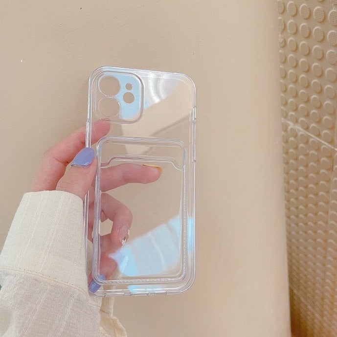 Card Wallet Transparent iPhone Case