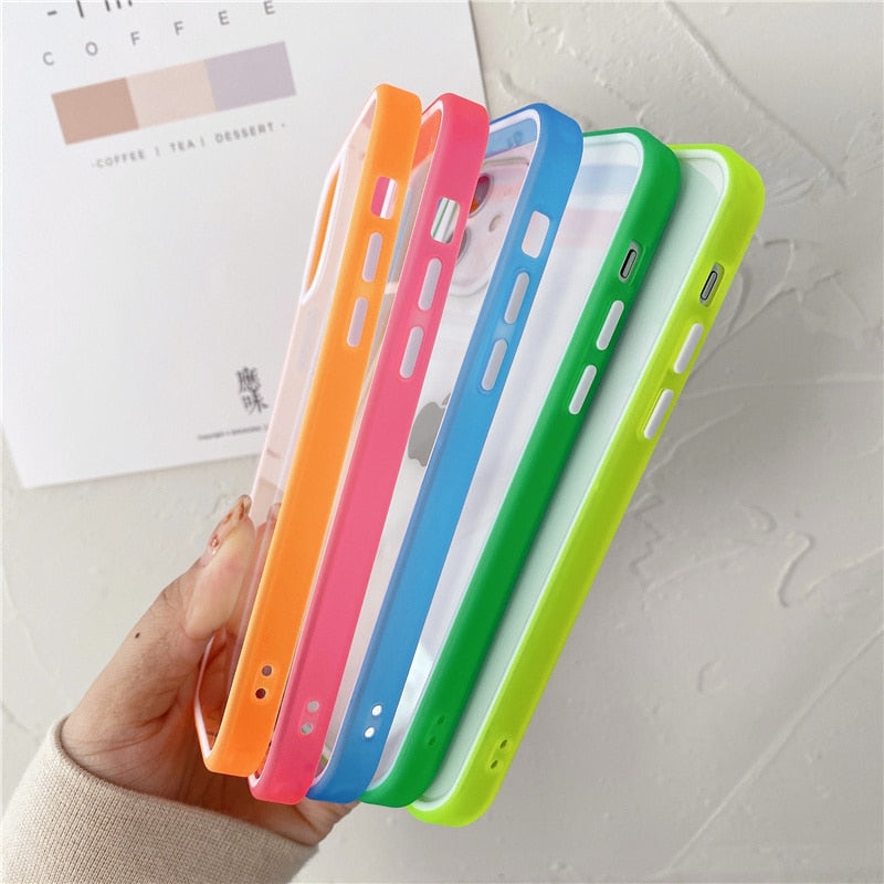 Neon Bumper Armor iPhone Case