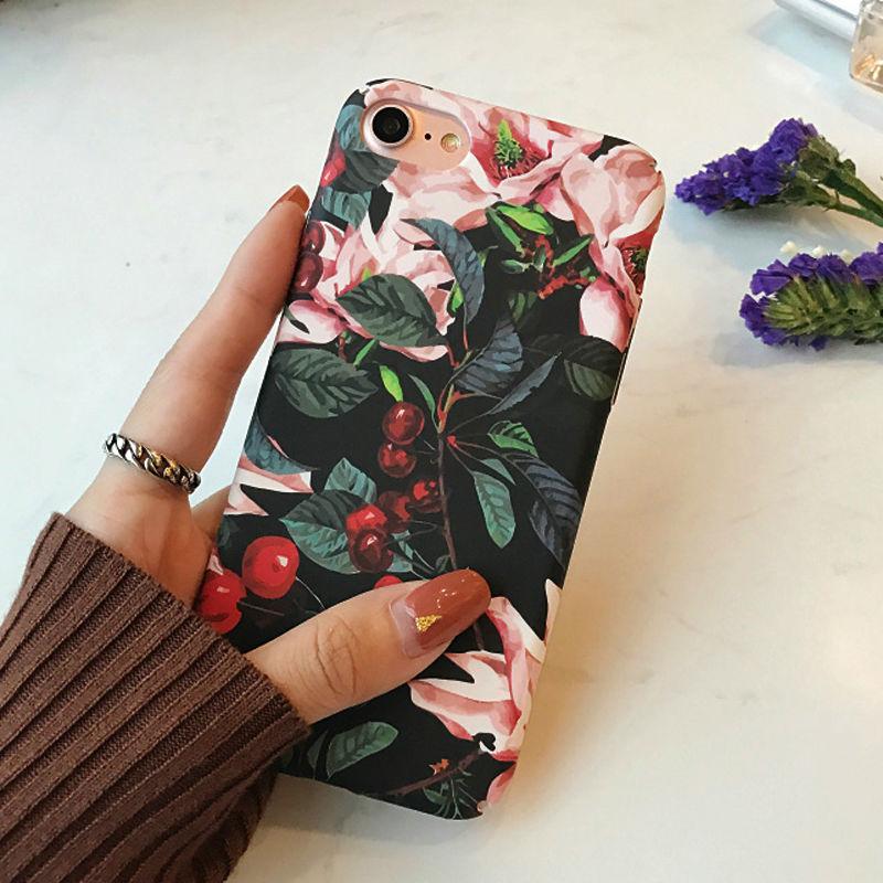 Cherry Floral iPhone Case