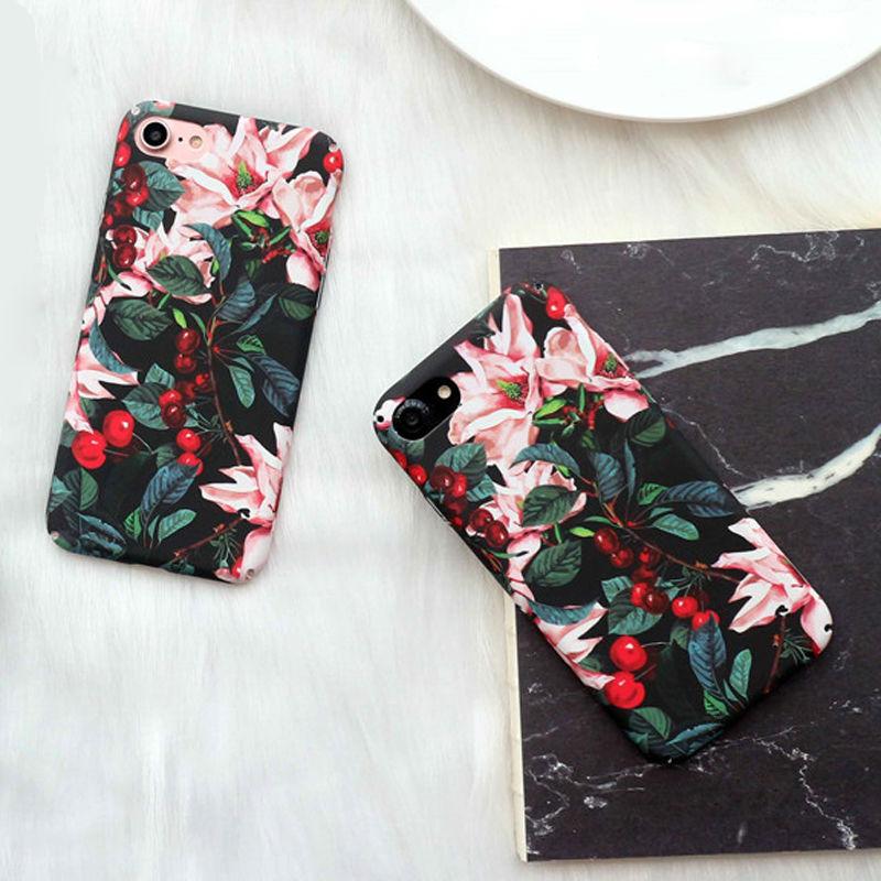 Cherry Floral iPhone Case