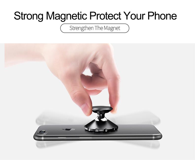 3 Style Magnetic Car Phone Holder Stand for Smartphones