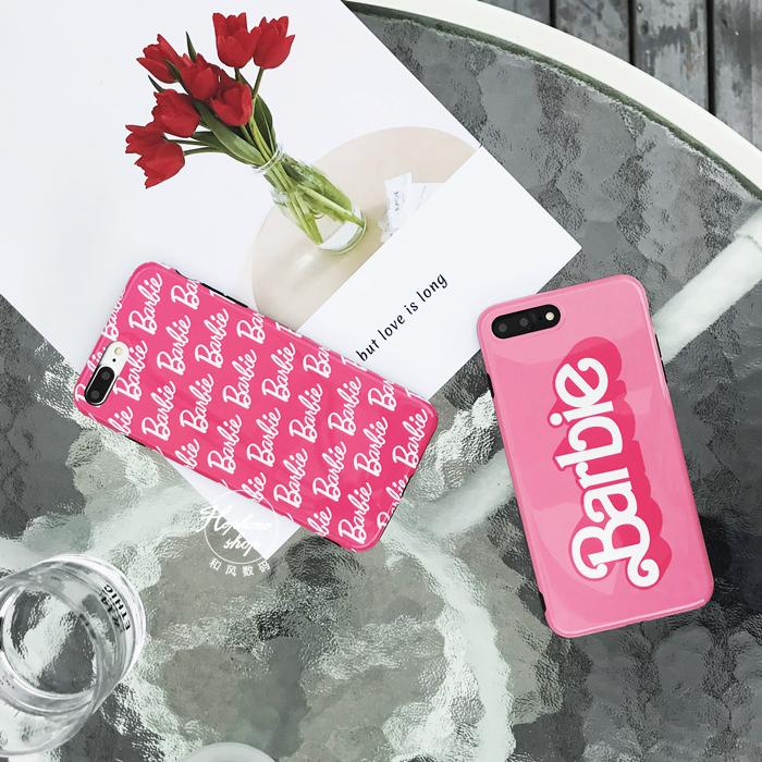 Barbie Pink Glossy iPhone Case