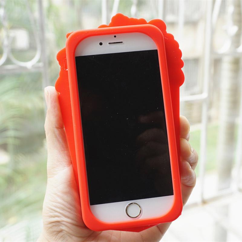 3D Popcorn Soft Silicone iPhone Case