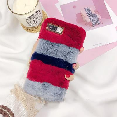 Plush Rabbit Fur iPhone Case