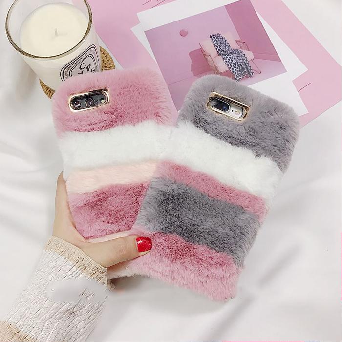 Plush Rabbit Fur iPhone Case