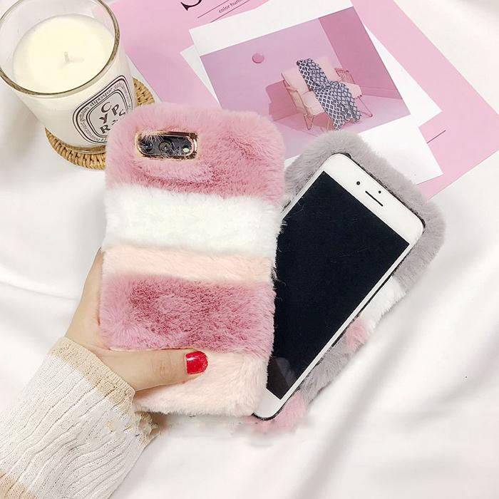 Plush Rabbit Fur iPhone Case