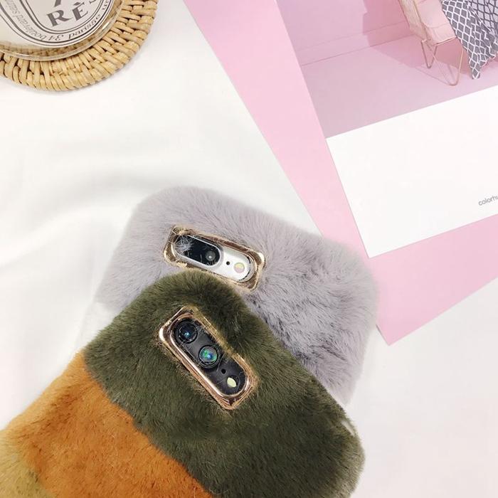 Plush Rabbit Fur iPhone Case